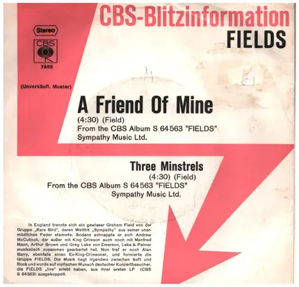 Fields - A Friend Of Mine