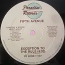 12inch Vinyl Single - Fifth Avenue - Exception To The Rule