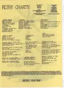 7inch Vinyl Single - Filthy Charity / Subversive Reek Mute Perturbation - Split EP - EP