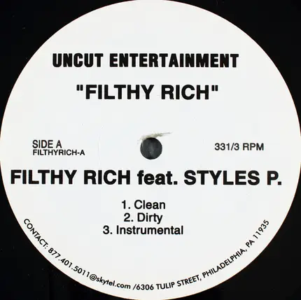 Filthy Rich - Filthy Rich / Just Like Yall