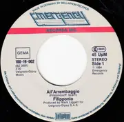 7inch Vinyl Single - Filipponio - All'Arrembaggio