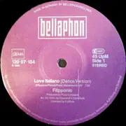 12inch Vinyl Single - Filipponio - Love Italiano