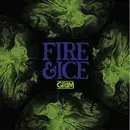 7inch Vinyl Single - Fire & Ice - Grim - teal coloured pressing