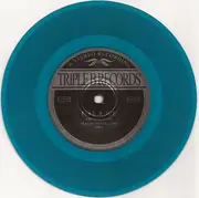 7inch Vinyl Single - Fire & Ice - Grim - teal coloured pressing