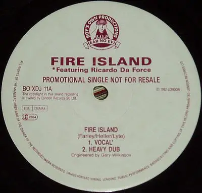 Fire Island - Fire Island / In Your Bones