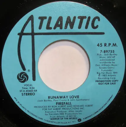 Firefall - Runaway Love
