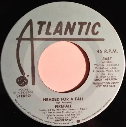 Firefall - Headed For A Fall