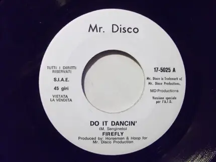 Firefly / Mantus - Do It Dancin' / Love Is A Natural Thing