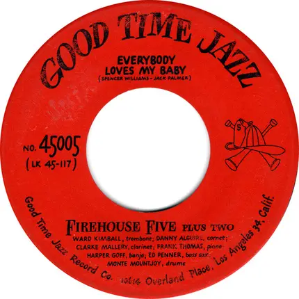 Firehouse Five Plus Two - Brass Bell / Everybody Loves My Baby