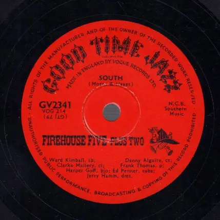 Firehouse Five Plus Two - I've Been Floating Down The Old Green River / South