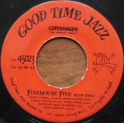 Firehouse Five Plus Two - Frankie And Johnny / Copenhagen