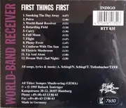 CD - First Things First - World-Band Receiver
