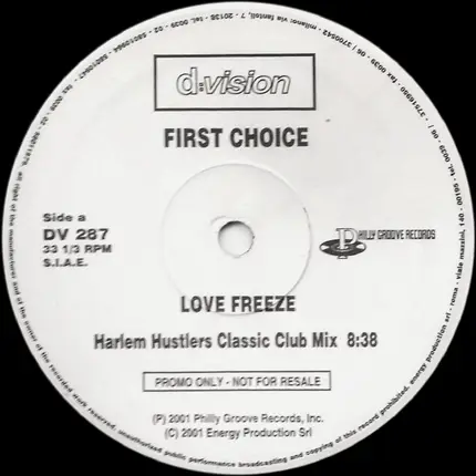 First Choice - Love Freeze