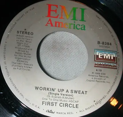 First Circle - Workin' Up A Sweat / You're On My Mind