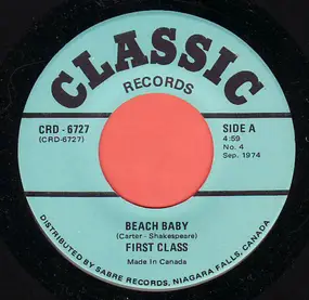 The First Class - Beach Baby / I've Got The Music In Me