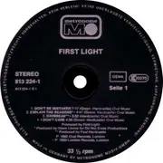 12inch Vinyl Single - First Light - 1st - disco boogie electro
