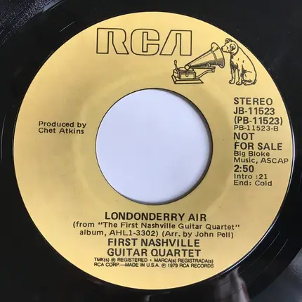 First Nashville Guitar Quartet - Love Song Of Pepe Sanchez / Londonderry Air