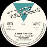 12inch Vinyl Single - First Patrol - Theme From Rambo II (Remix)