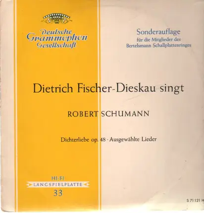 Fischer-Dieskau - Singt Robert Schumann