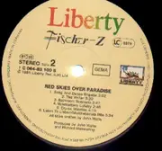 LP - Fischer-Z - Red Skies Over Paradise