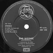 7inch Vinyl Single - Fish - Big Wedge - Ltd ed/ Numbered/ Wallet Pack