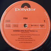12inch Vinyl Single - Fish - Internal Exile