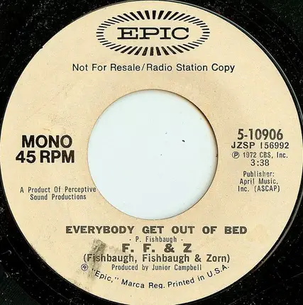 Fishbaugh, Fishbaugh & Zorn - Everybody Get Out Of Bed