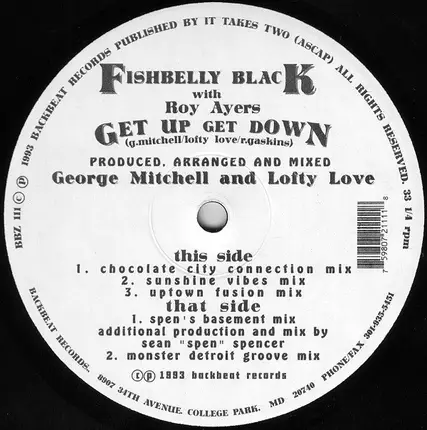 Fishbelly Black With Roy Ayers - Get Up Get Down