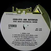 LP - Five Man Electrical Band - Good-Byes & Butterflies