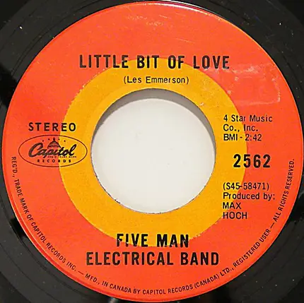Five Man Electrical Band - Sunrise To Sunset