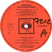 LP - Five Blind Boys Of Mississippi - Spirituals and Gospel Songs