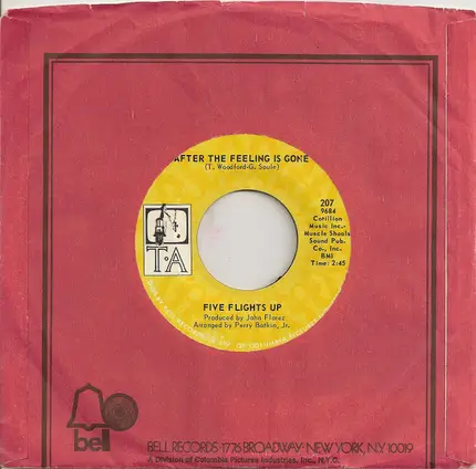 Five Flights Up - After The Feeling Is Gone / Where Are You Going, Girl?