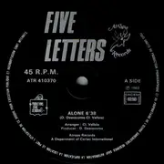 12inch Vinyl Single - Five Letters - Alone