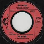 7inch Vinyl Single - Five Letters - You Sky Me / Up And Down
