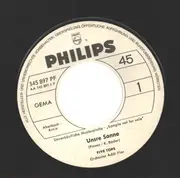 7inch Vinyl Single - Five Tops - Unsere Sonne - Promo / Mono