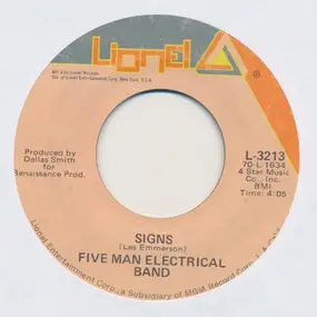 Five Man Electrical Band - Signs / Hello Melinda Goodbye