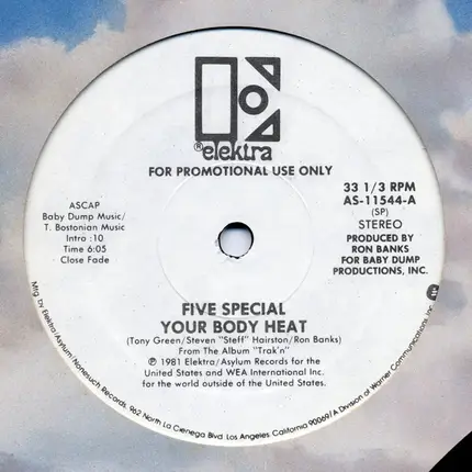 Five Special - Your Body Heat