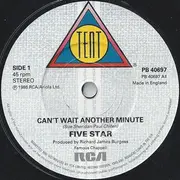 7inch Vinyl Single - Five Star - Can't Wait Another Minute