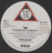 7inch Vinyl Single - Five Star - Somewhere Somebody