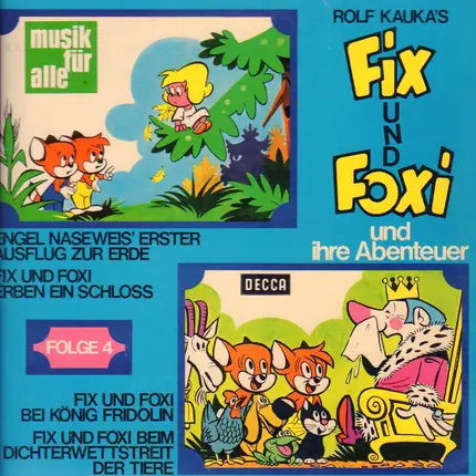 Fix und Foxi - Folge 4: Engel Naseweis' erster Ausflug zur Erde / Erben ein Schloss