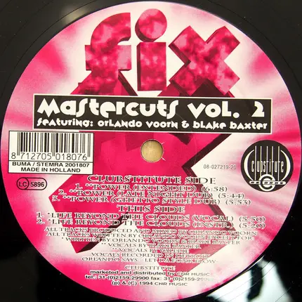 Fix - Mastercuts Vol. 2