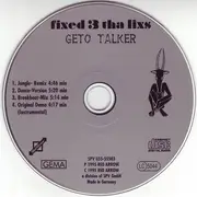 CD Single - Fixed 3 Tha Lixs - Geto Talker