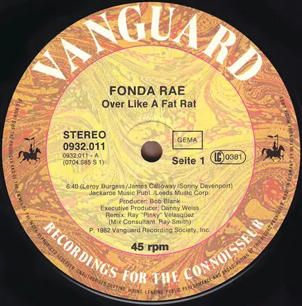 Fonda Rae - Over Like A Fat Rat