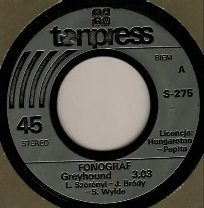 Fonográf - Greyhound