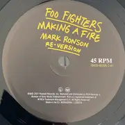 7inch Vinyl Single - Foo Fighters - Making A Fire (Mark Ronson Re-Version) / Chasing Birds (Preservation Hall Jazz Band Re-Version) - Ltd ed