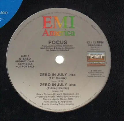 Focus - Zero In July