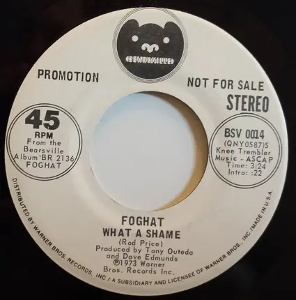 Foghat - What A Shame