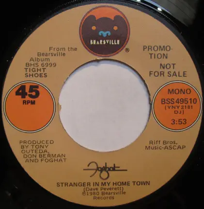 Foghat - Stranger
