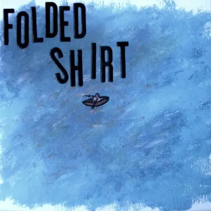 Folded Shirt - Tiny Boat B/W Mouth Clock