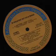 LP - Folk Sample - 22 Greatest Hit Folksongs